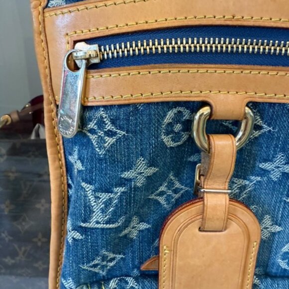 Louis Vuitton Sac Plat Denim Shopping Tote - Picture 8 of 15